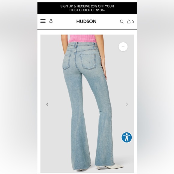 Hudson Jeans Holly High Rise Flare Size 25 - Picture 2 of 2